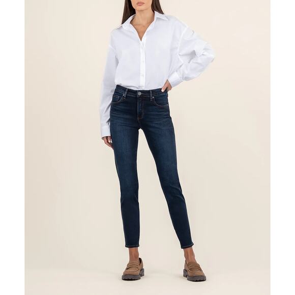 Kut From The Kloth Woman’s Diana Relaxed Fit Skinny Jeans- Size 12 - Picture 10 of 11